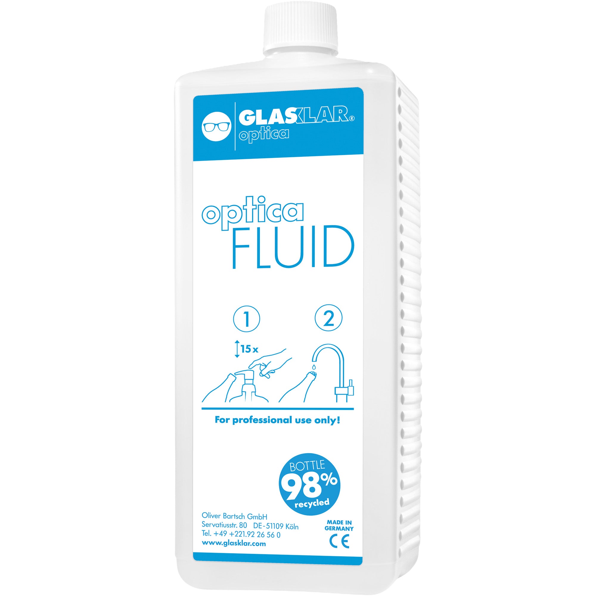 GLASKLAR optica Fluid - Reinigungskonzentrat für Brillen