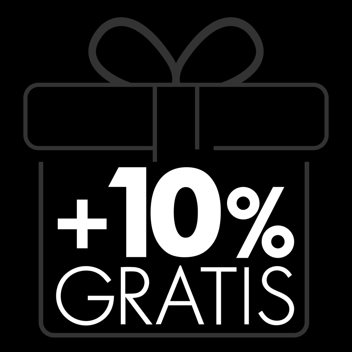 10% Ihrer Bestellmenge kostenfrei on top