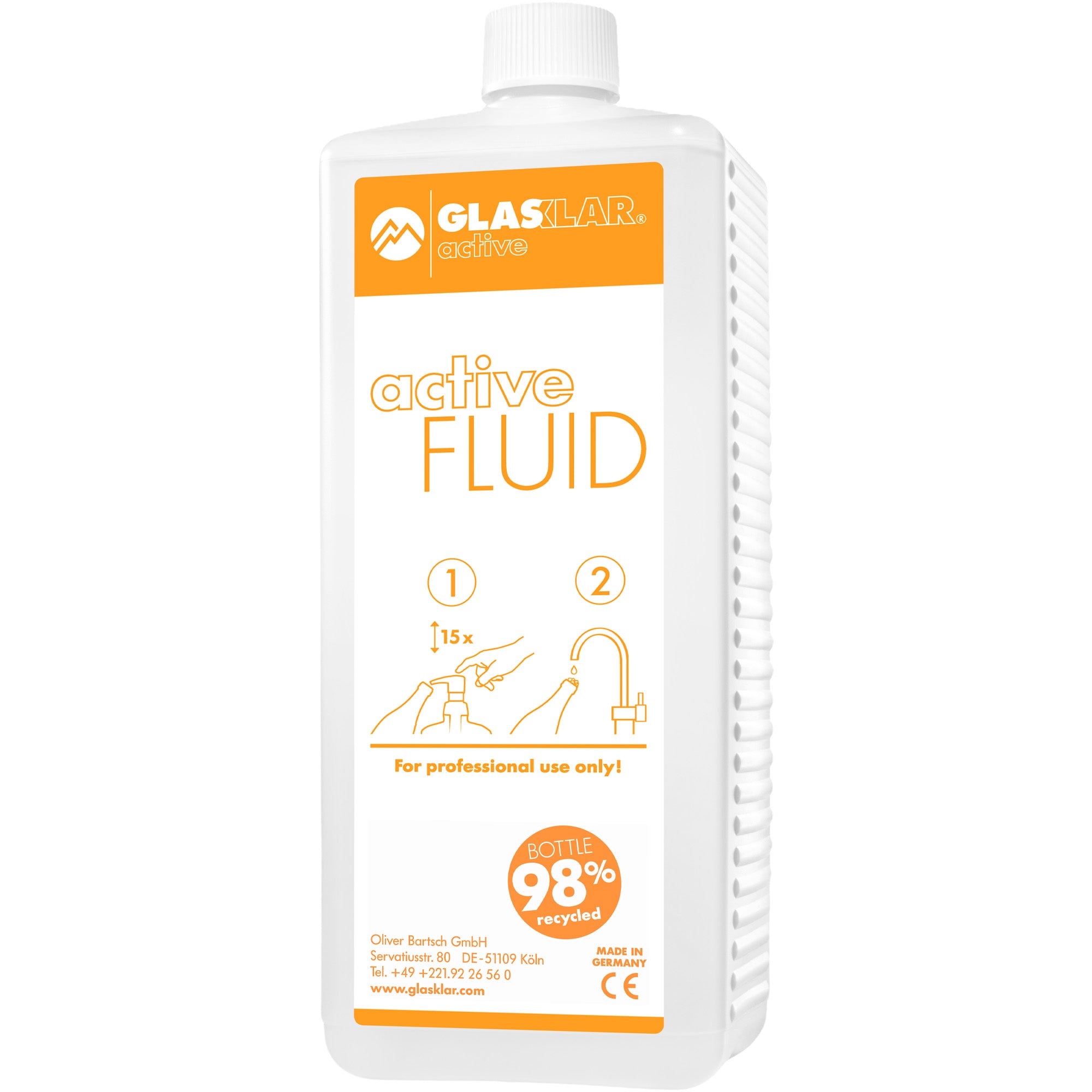 GLASKLAR active Fluid - Reinigungskonzentrat für Sportbrillen