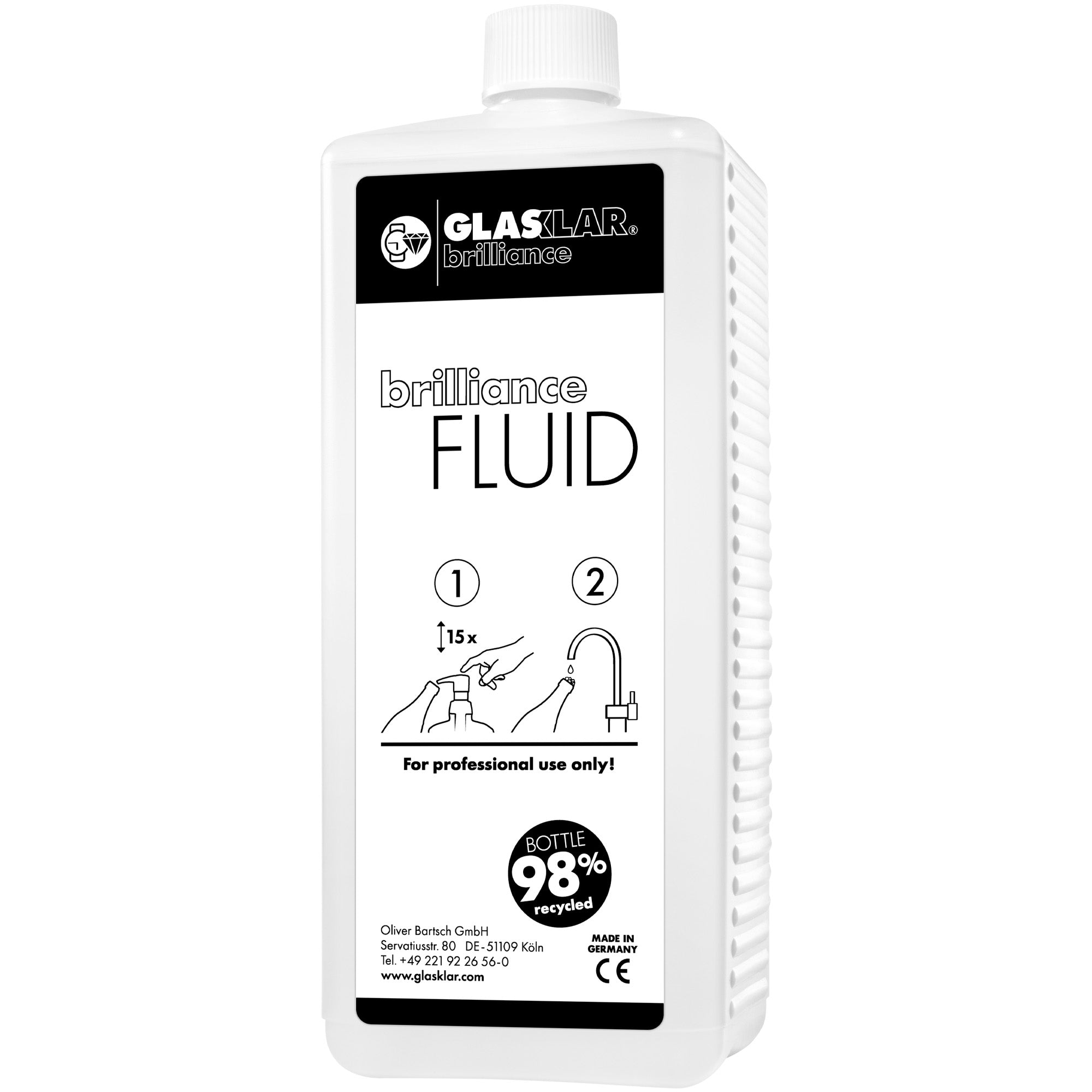 GLASKLAR brilliance Fluid - Reinigungskonzentrat für Uhren und Schmuck