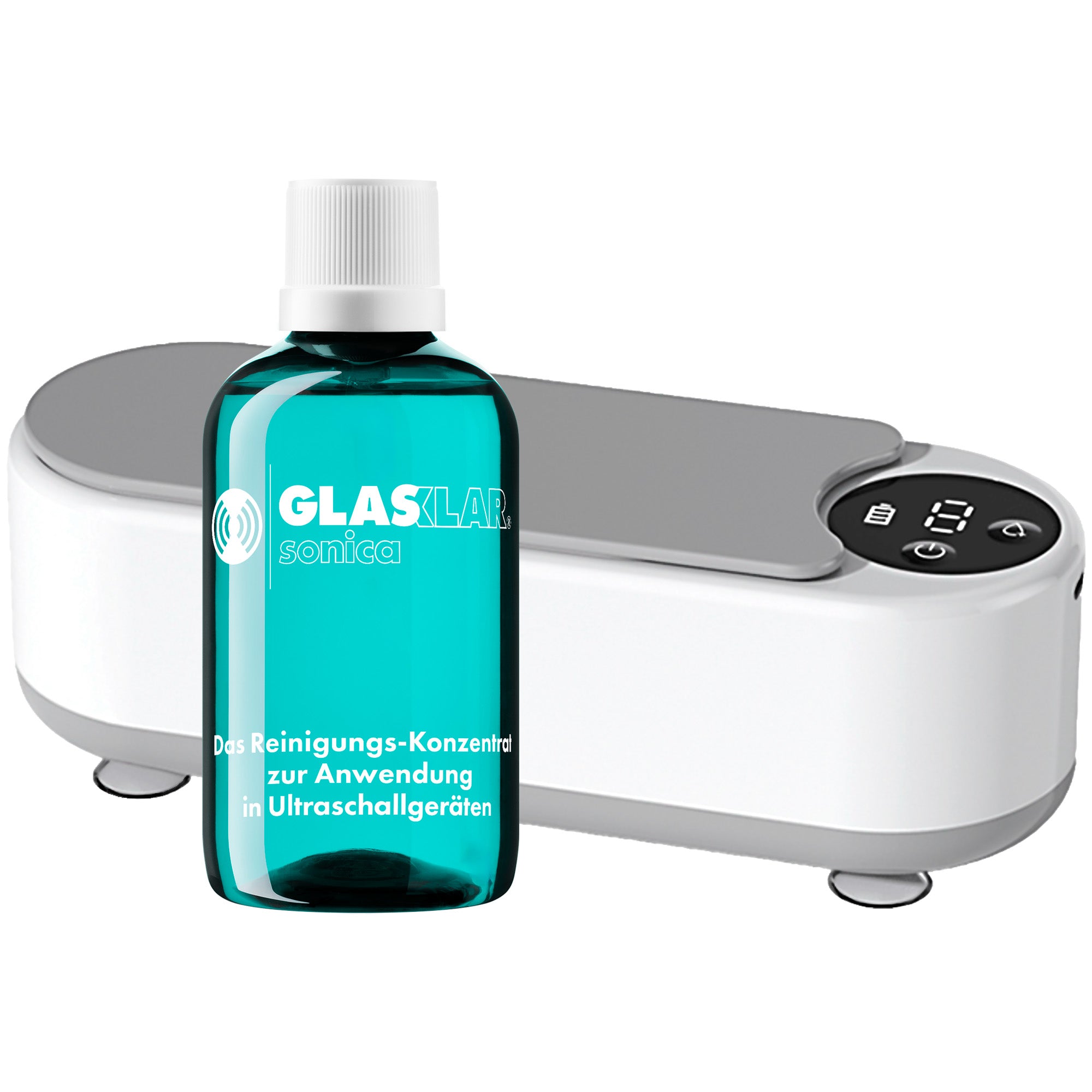 Ultraschallgerät für Endverbraucher inkl. 100ml Flasche Reinigungskonzentrat